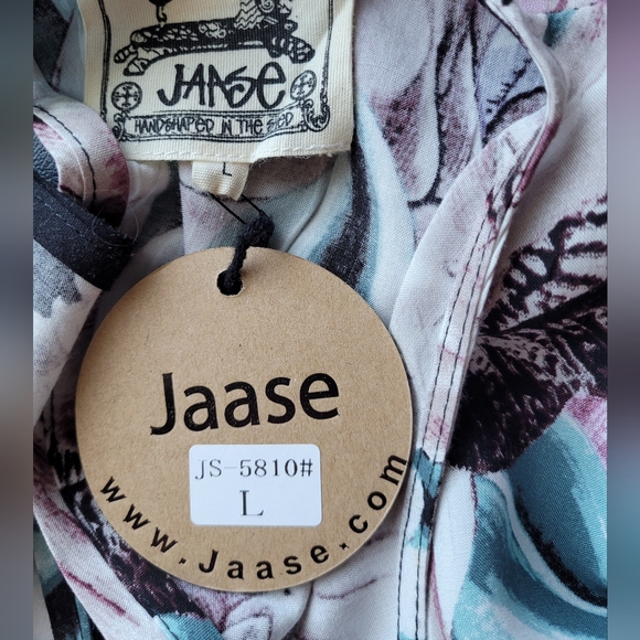 Jaase Floral Print Mini Dress, BNWT, Size L - Picture 9 of 10